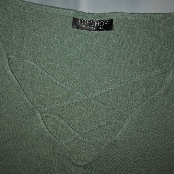 2/$15 Topshop Caged Top - Picture 2 of 2